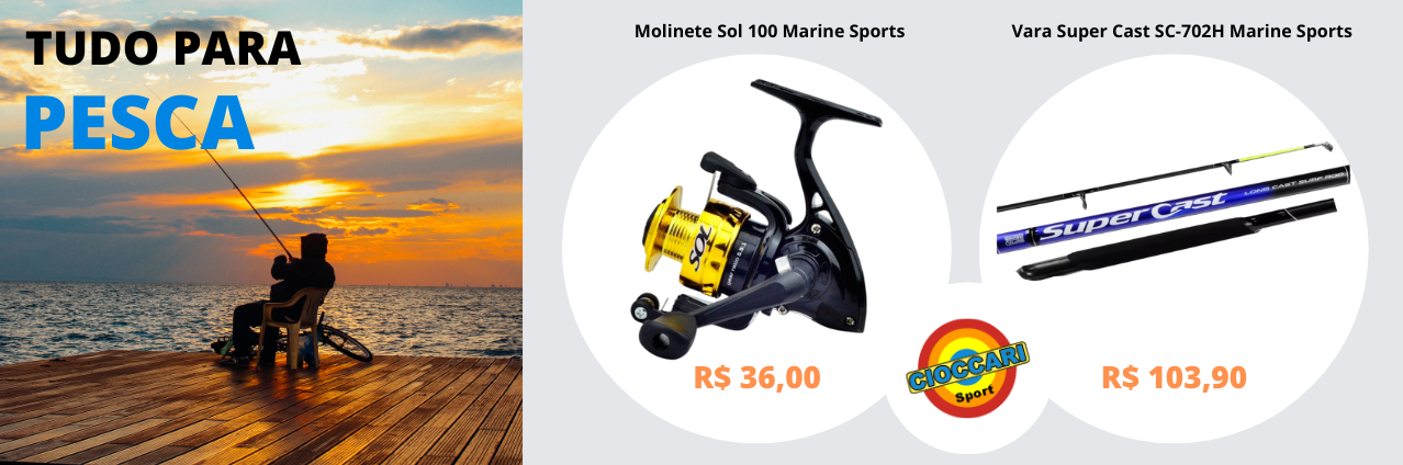 Molinete Prisma 500 FD Marine Sports Marine Sports - Cioccari