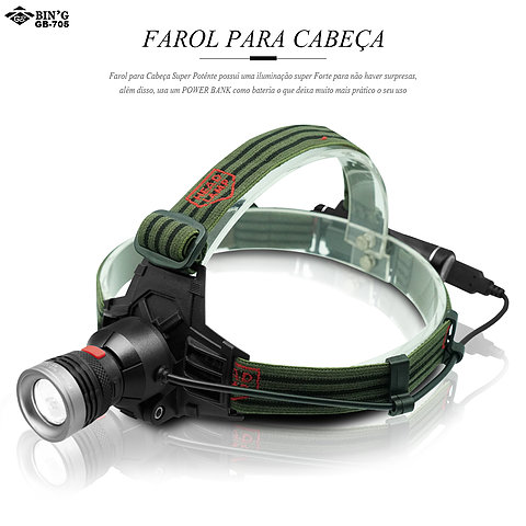 Lanterna de Cabea Q5 GB-705 Focus