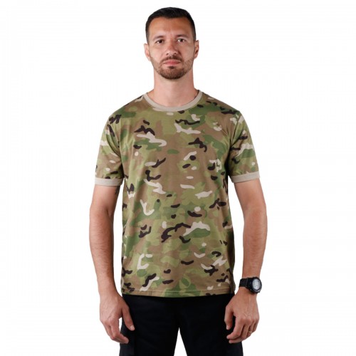 Camiseta Soldier Blica Camuflada Multicam