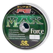 Linha Multifilamento Max force 0,35MM 67LBS 100 Metros