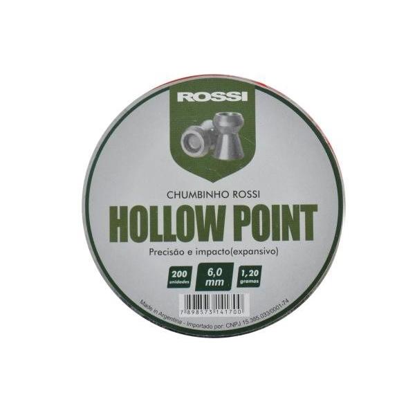 Chumbinho Hollow Point 6,0mm Rossi